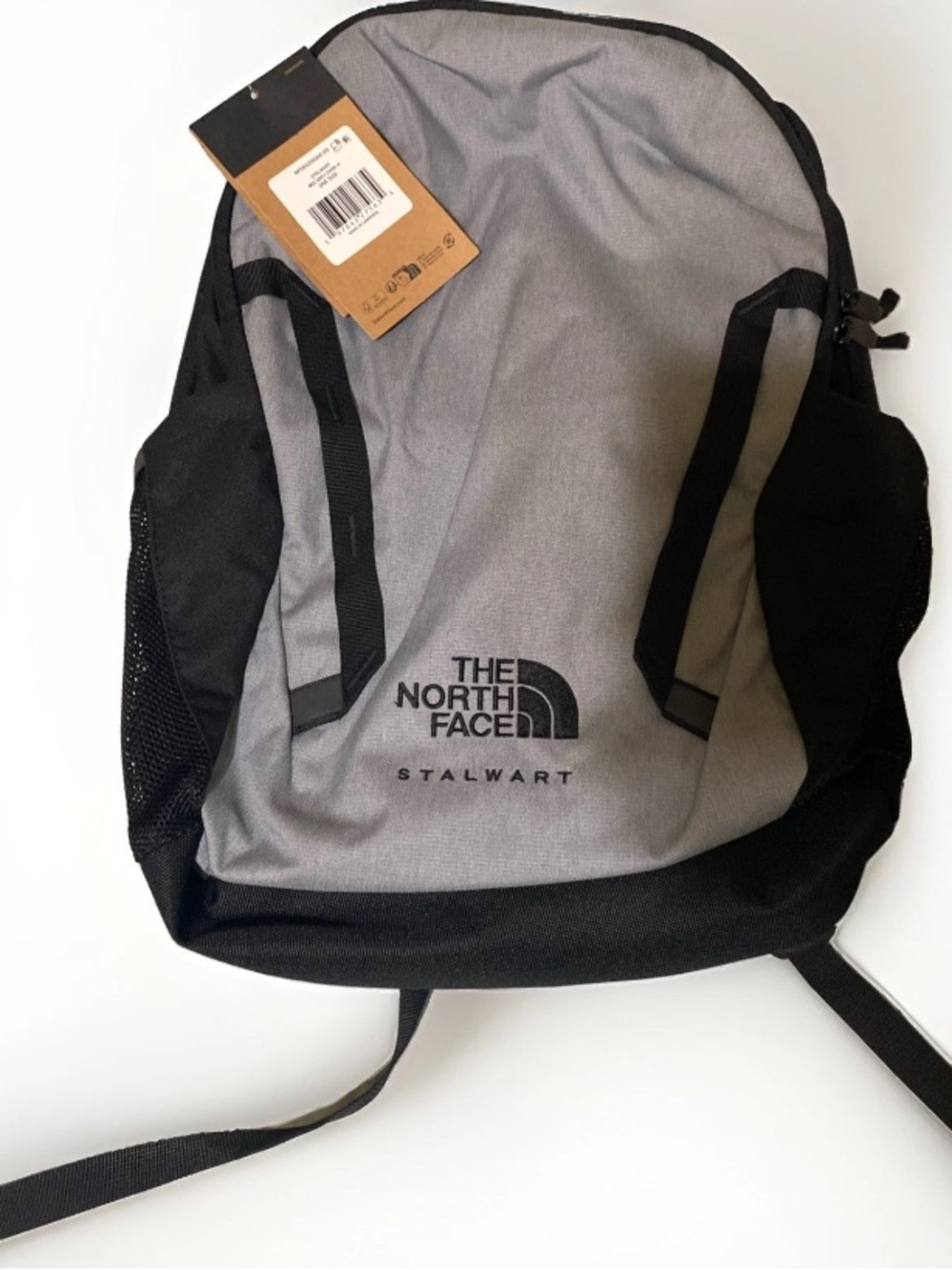 The North Face Gray and Black Stalwart Backpack